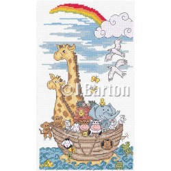 Noah's ark cross stitch chart